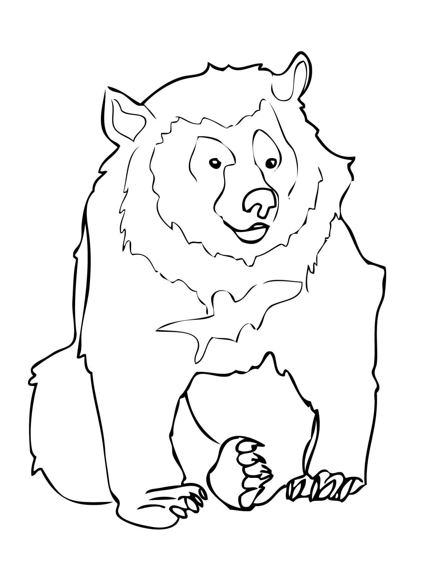 180+ Polar Bear Coloring Pages Printable 146