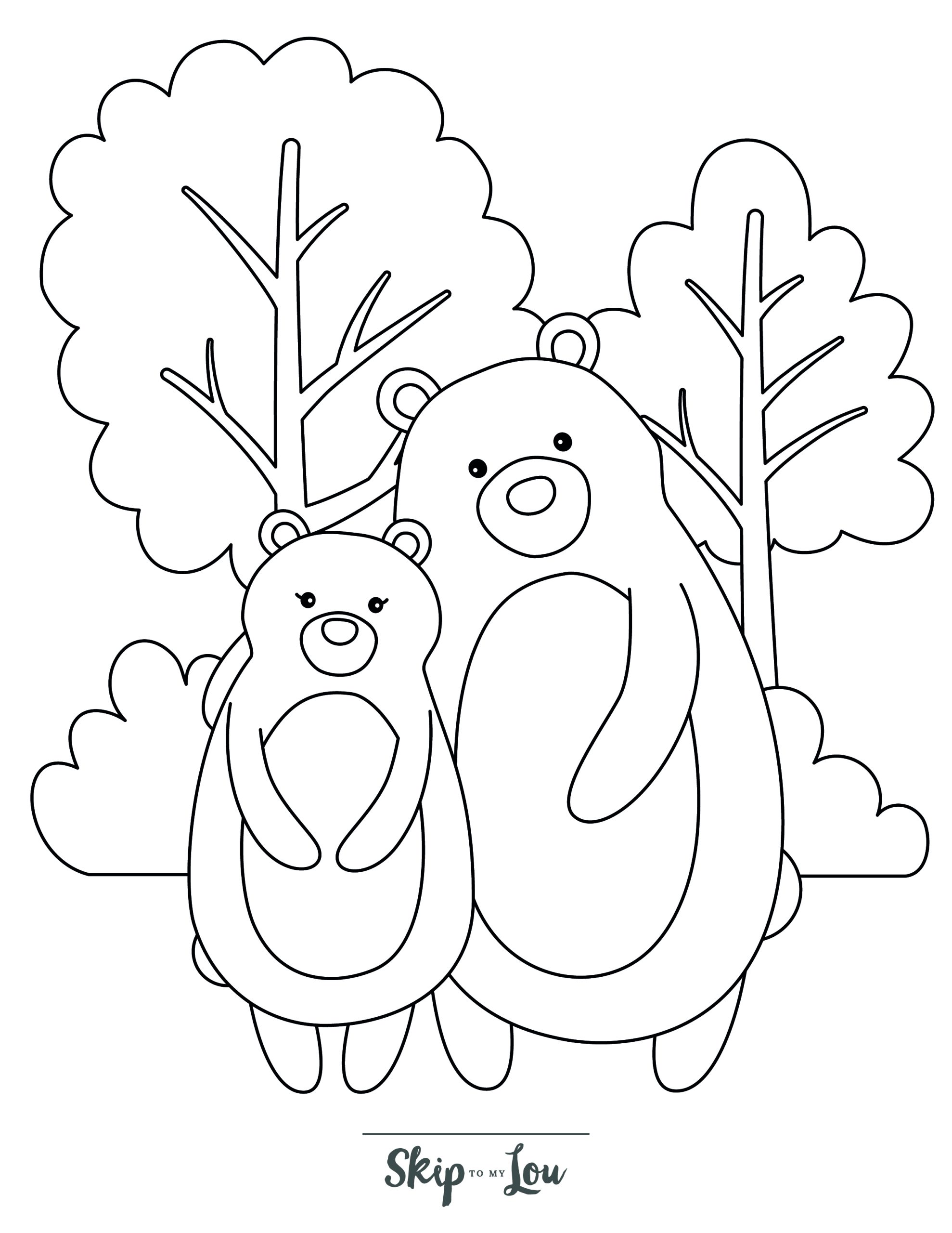 180+ Polar Bear Coloring Pages Printable 170