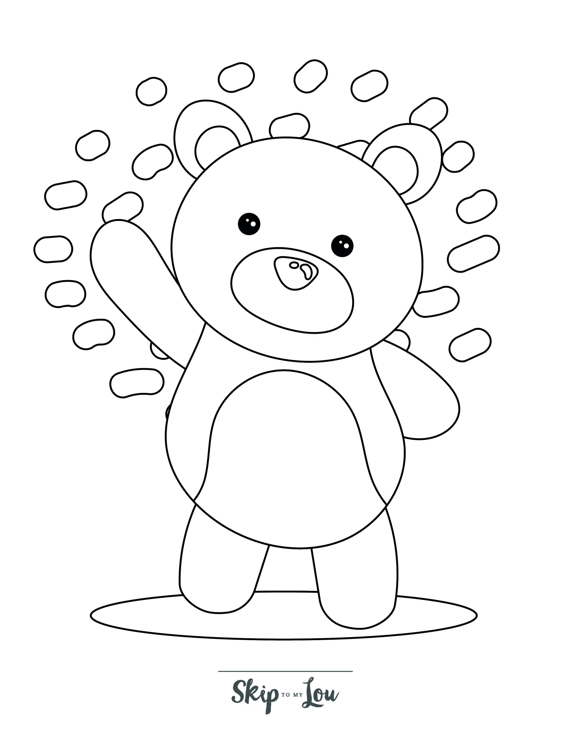 180+ Polar Bear Coloring Pages Printable 172