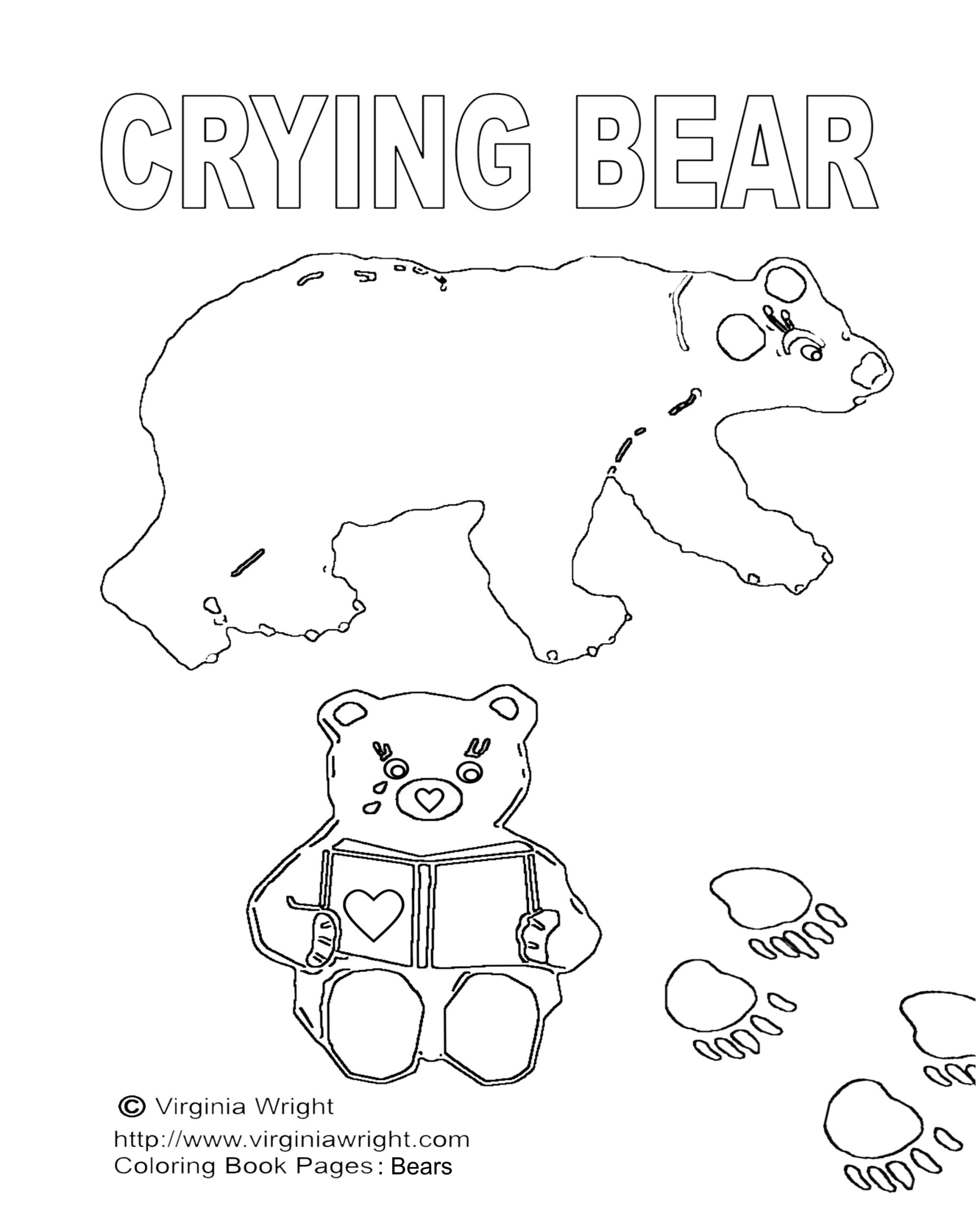 180+ Polar Bear Coloring Pages Printable 175