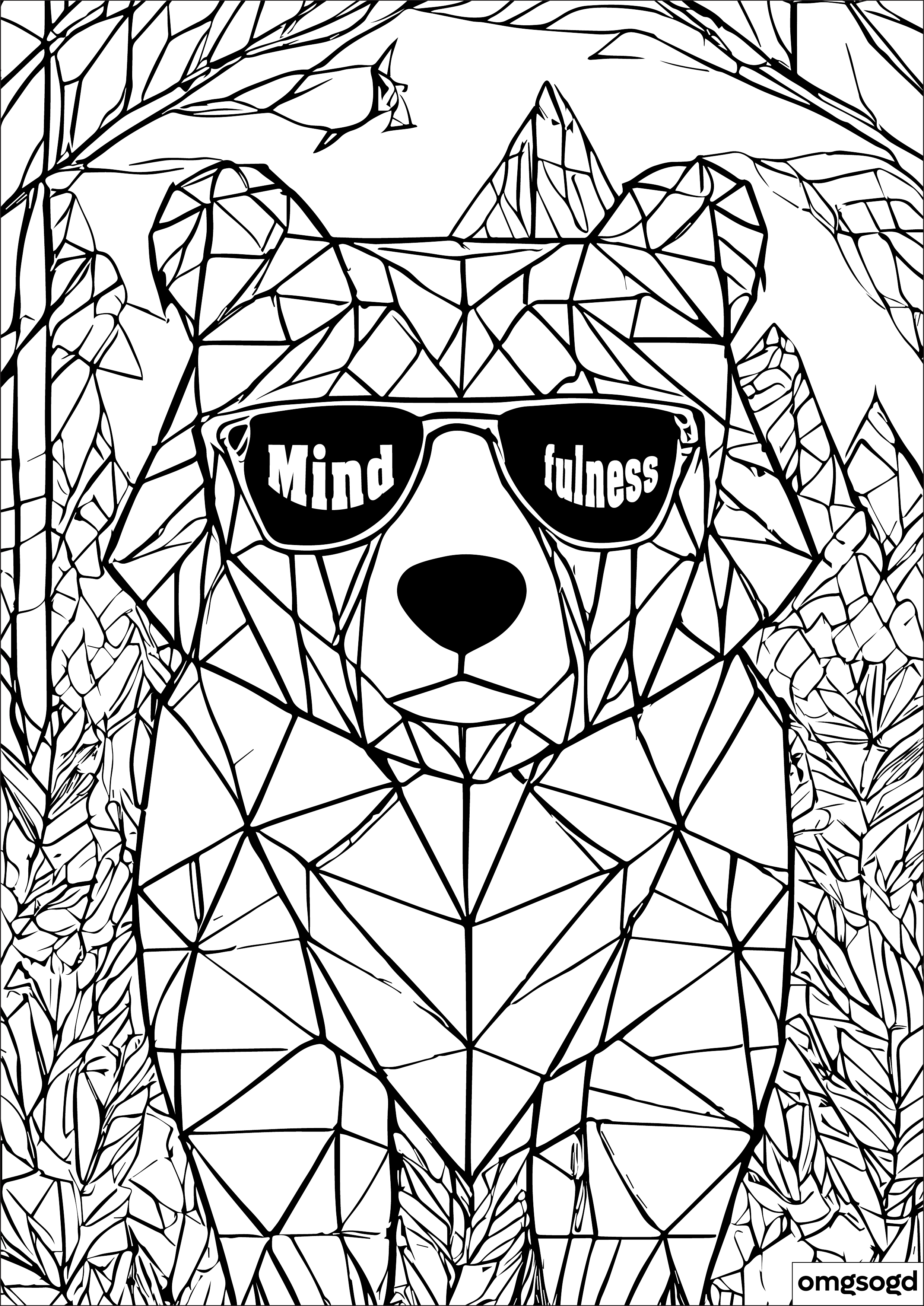 180+ Polar Bear Coloring Pages Printable 185