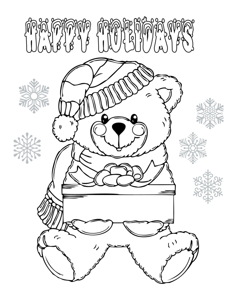 180+ Polar Bear Coloring Pages Printable 21