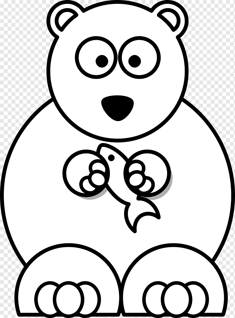 180+ Polar Bear Coloring Pages Printable 45