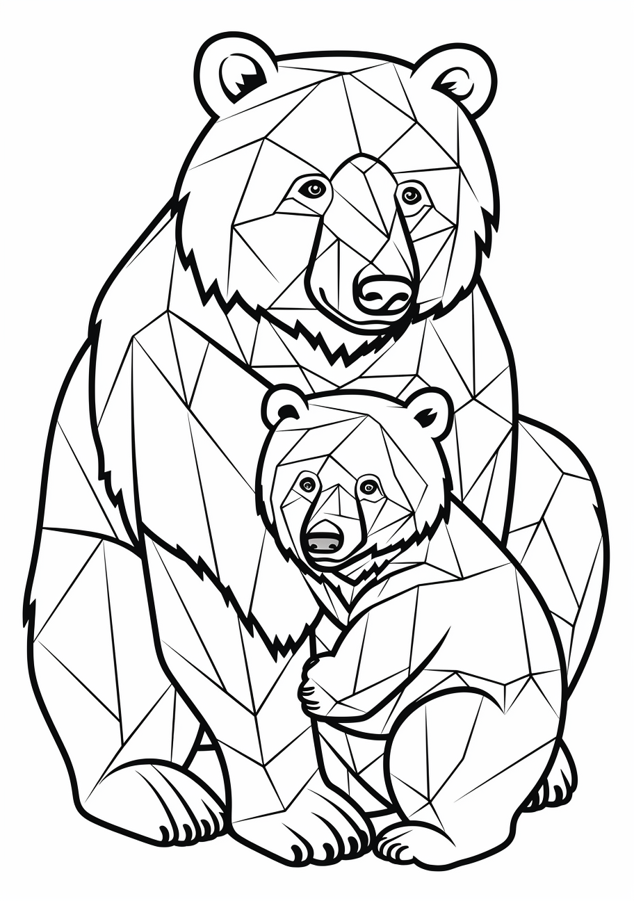 180+ Polar Bear Coloring Pages Printable 49