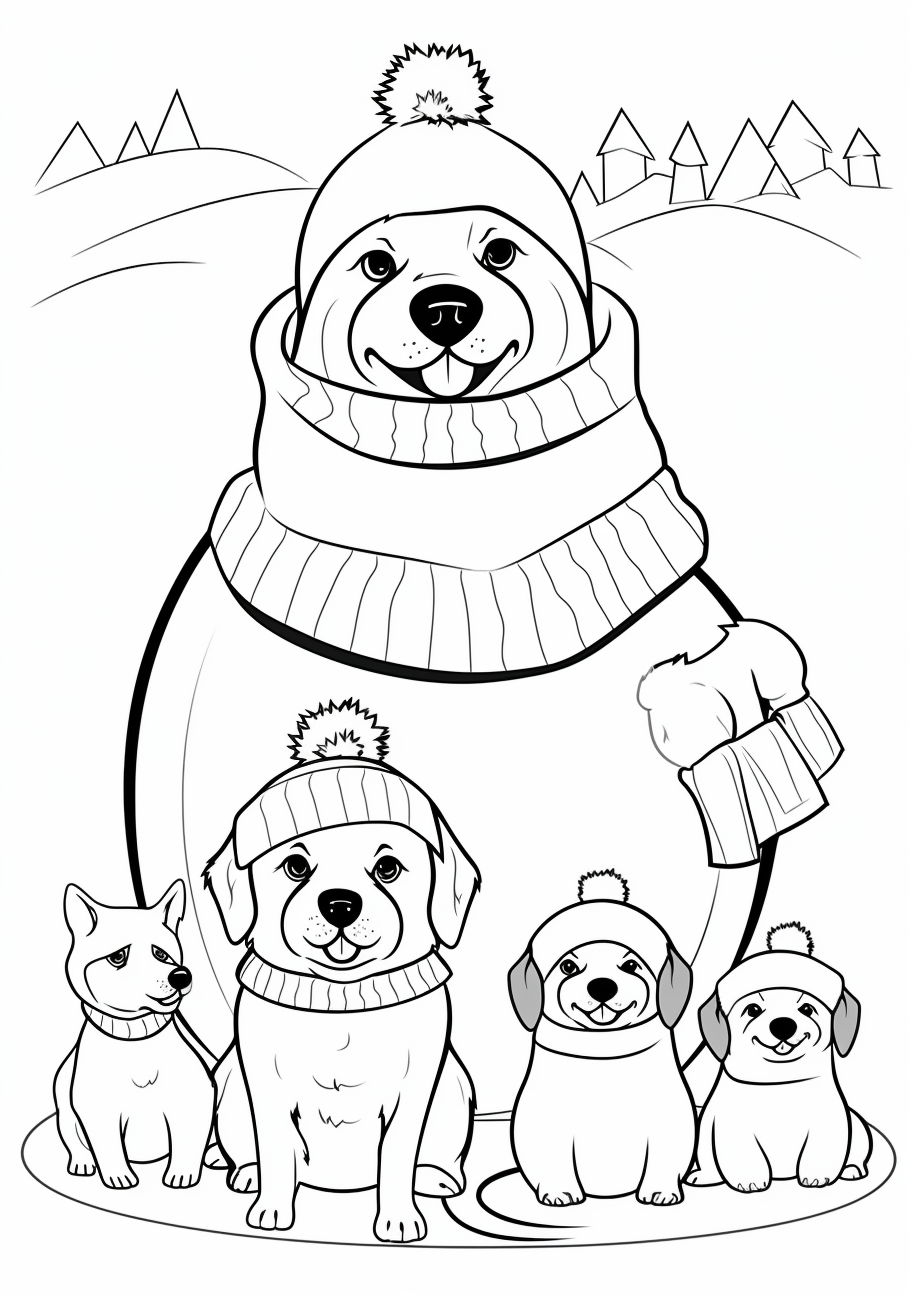 180+ Polar Bear Coloring Pages Printable 50