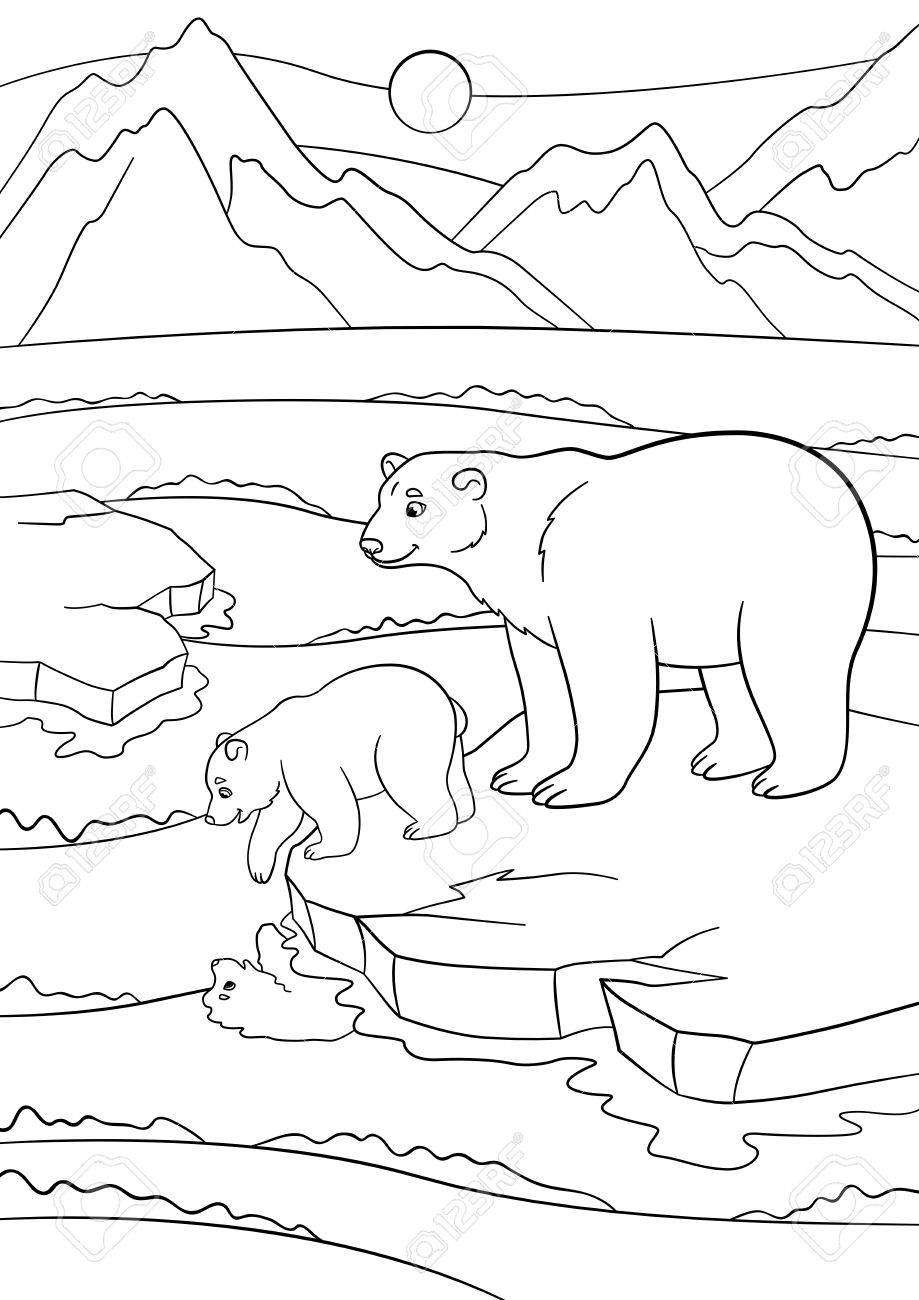 180+ Polar Bear Coloring Pages Printable 51