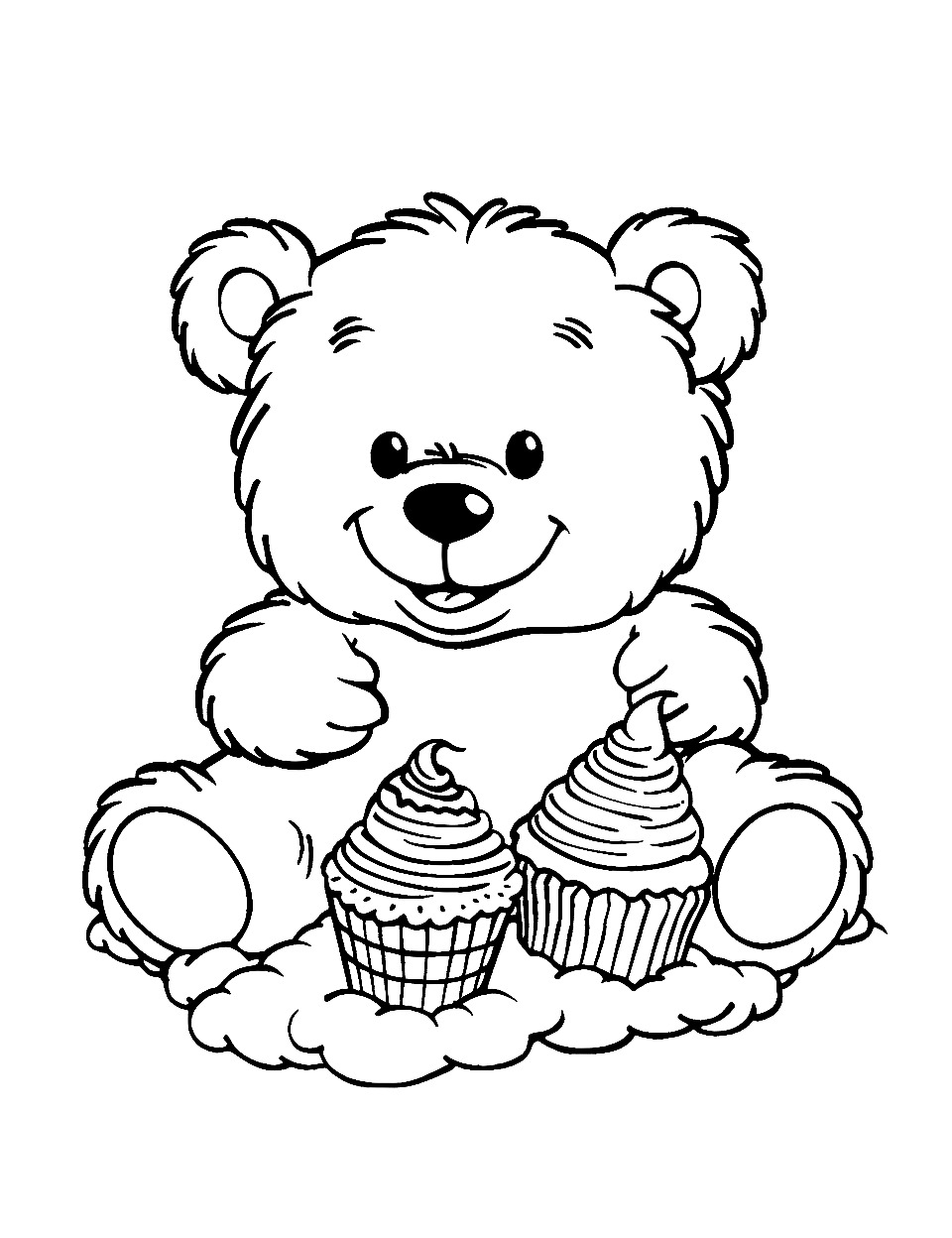 180+ Polar Bear Coloring Pages Printable 58