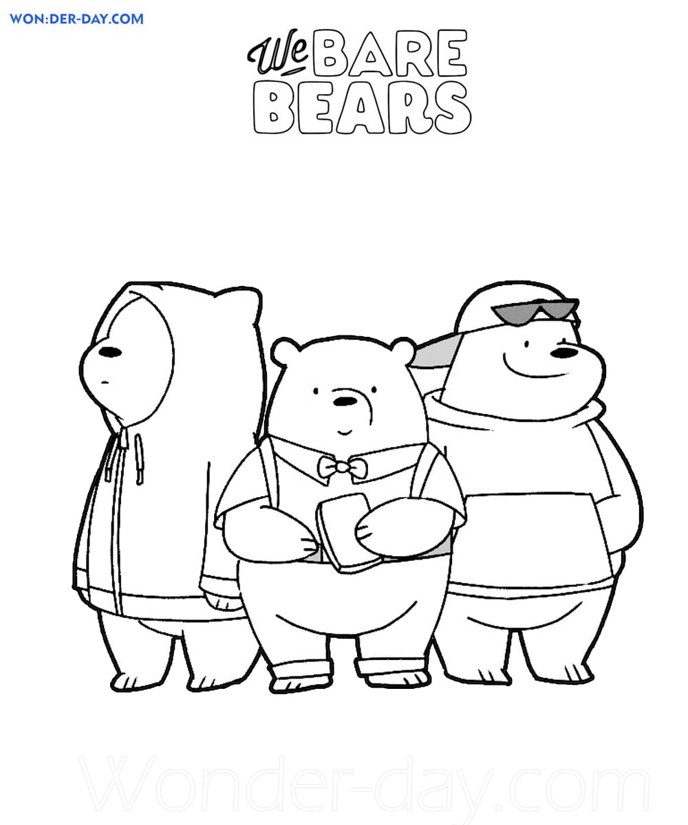 180+ Polar Bear Coloring Pages Printable 61