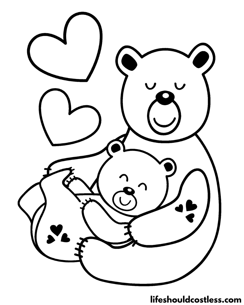 180+ Polar Bear Coloring Pages Printable 7