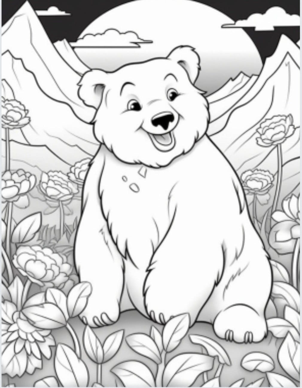 180+ Polar Bear Coloring Pages Printable 77