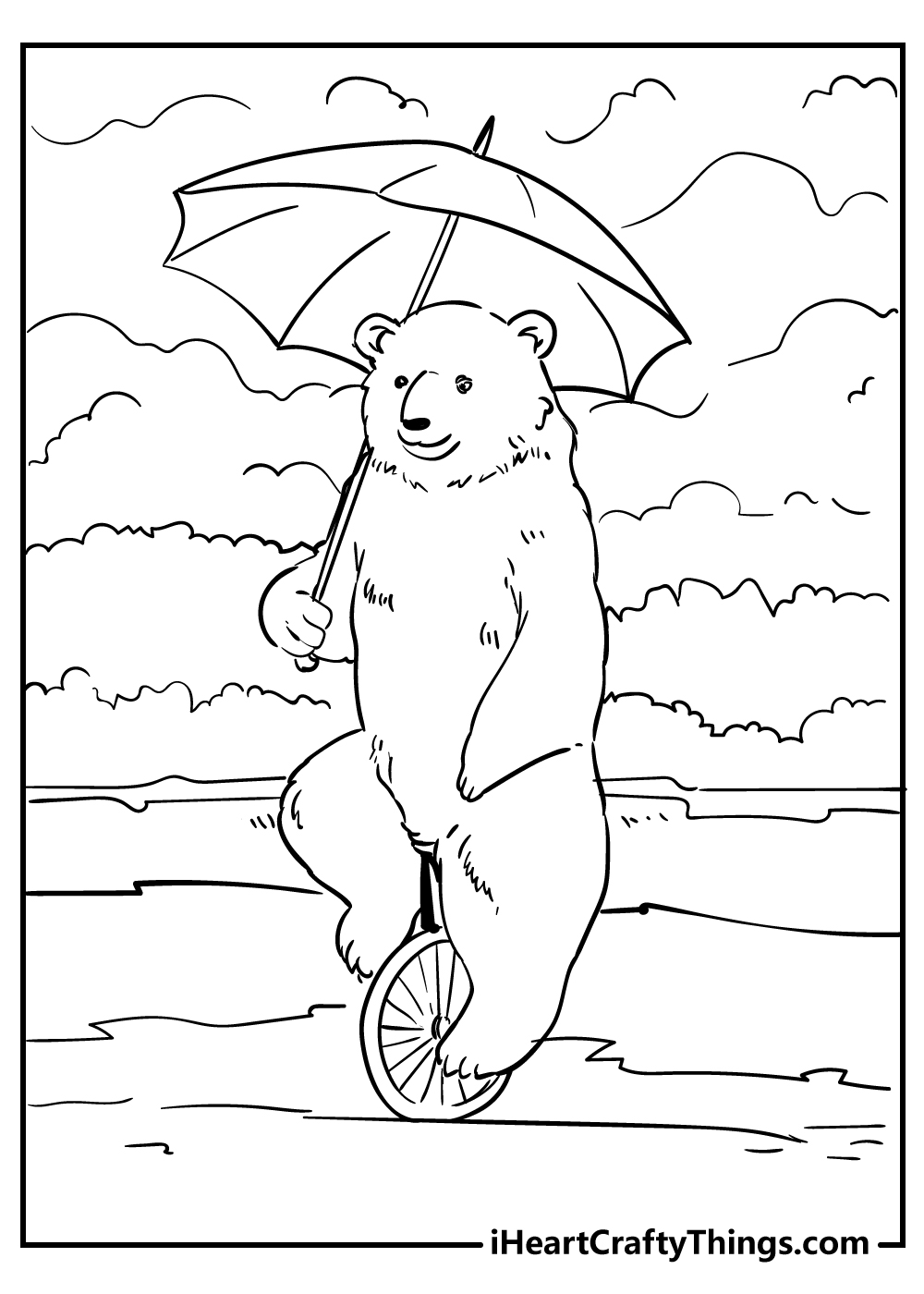 180+ Polar Bear Coloring Pages Printable 81