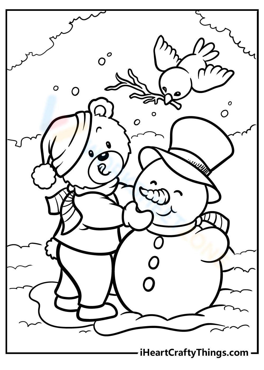 180+ Polar Bear Coloring Pages Printable 84