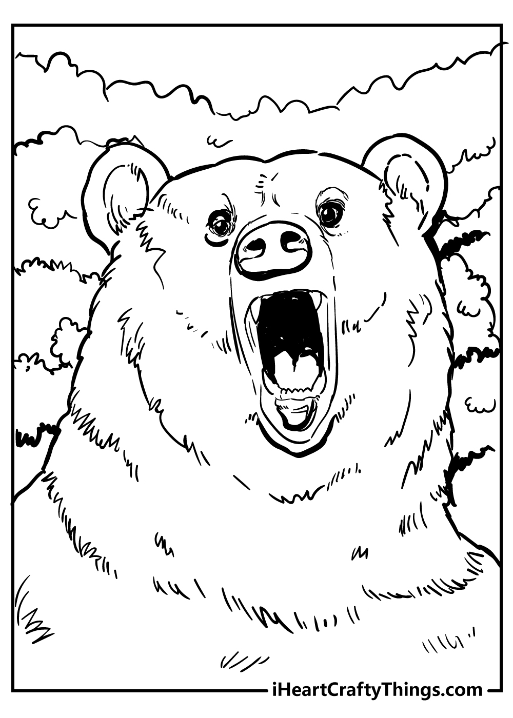 180+ Polar Bear Coloring Pages Printable 85