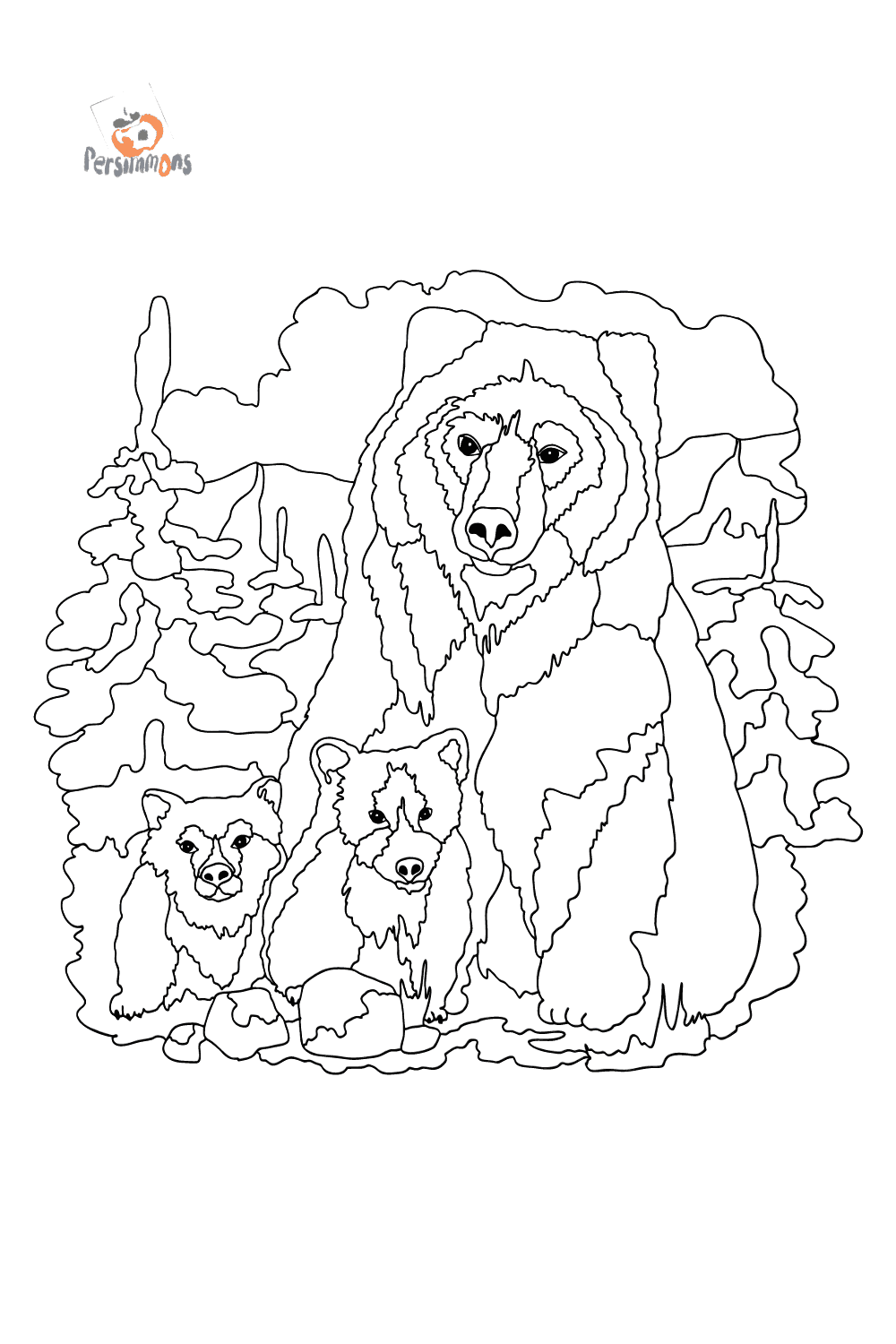 180+ Polar Bear Coloring Pages Printable 93