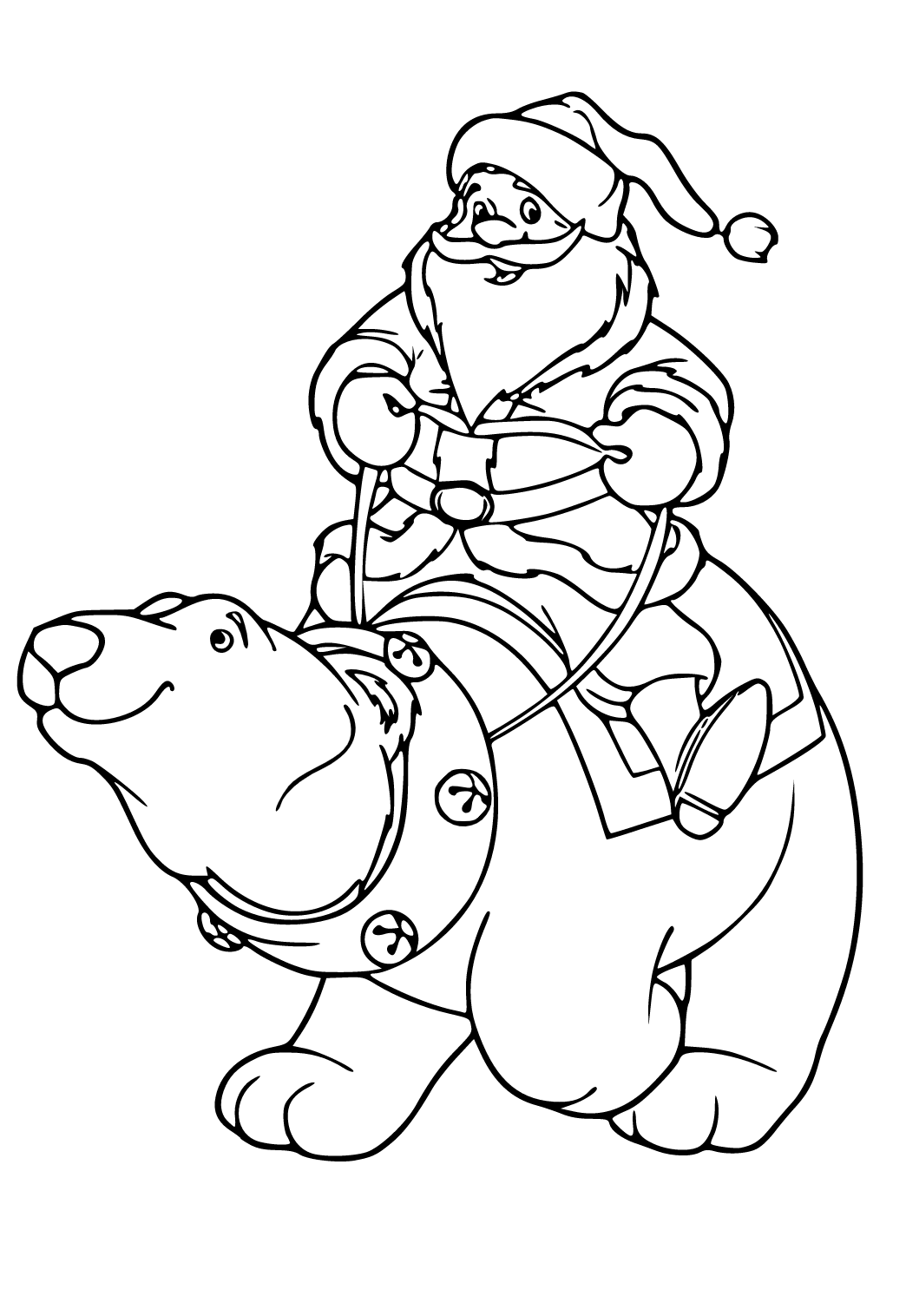 180+ Polar Bear Coloring Pages Printable 98