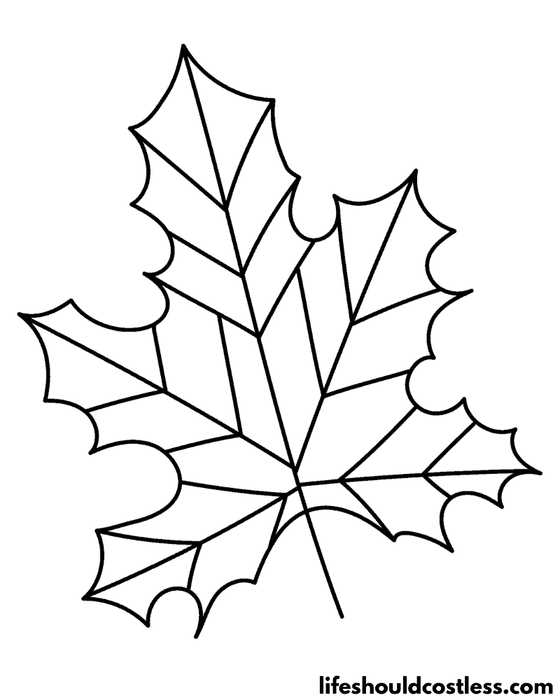 194+ Maple Coloring Pages Printable 106