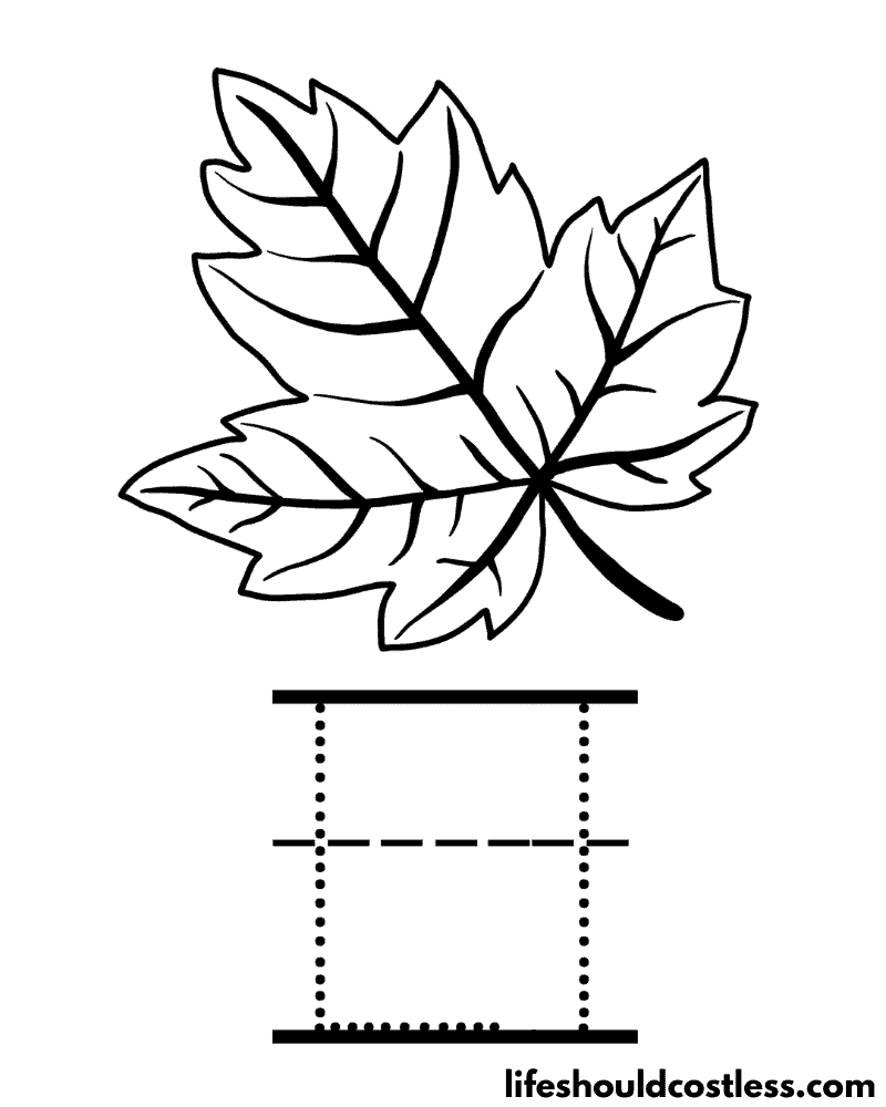 194+ Maple Coloring Pages Printable 107