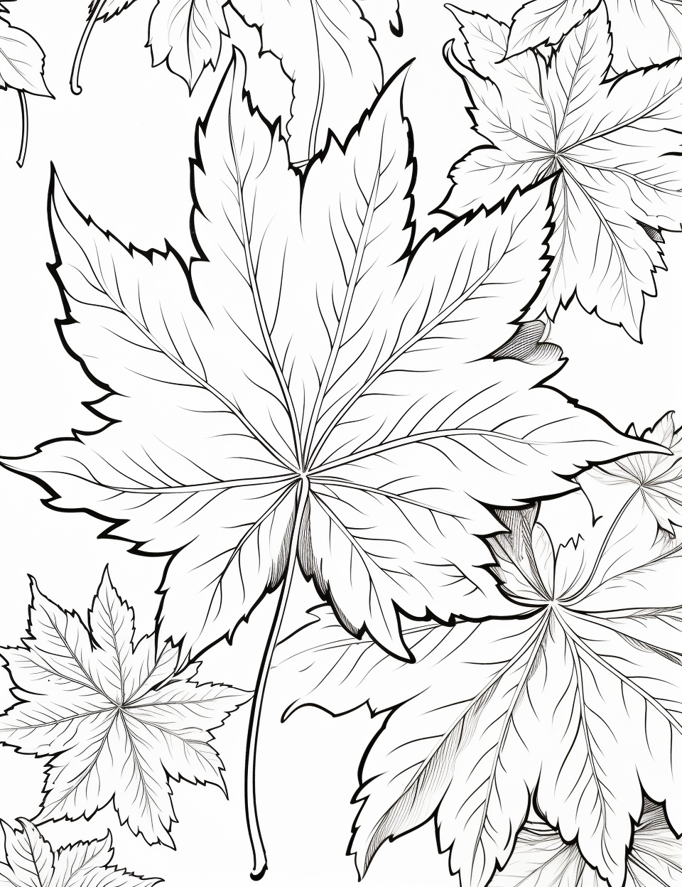 194+ Maple Coloring Pages Printable 128