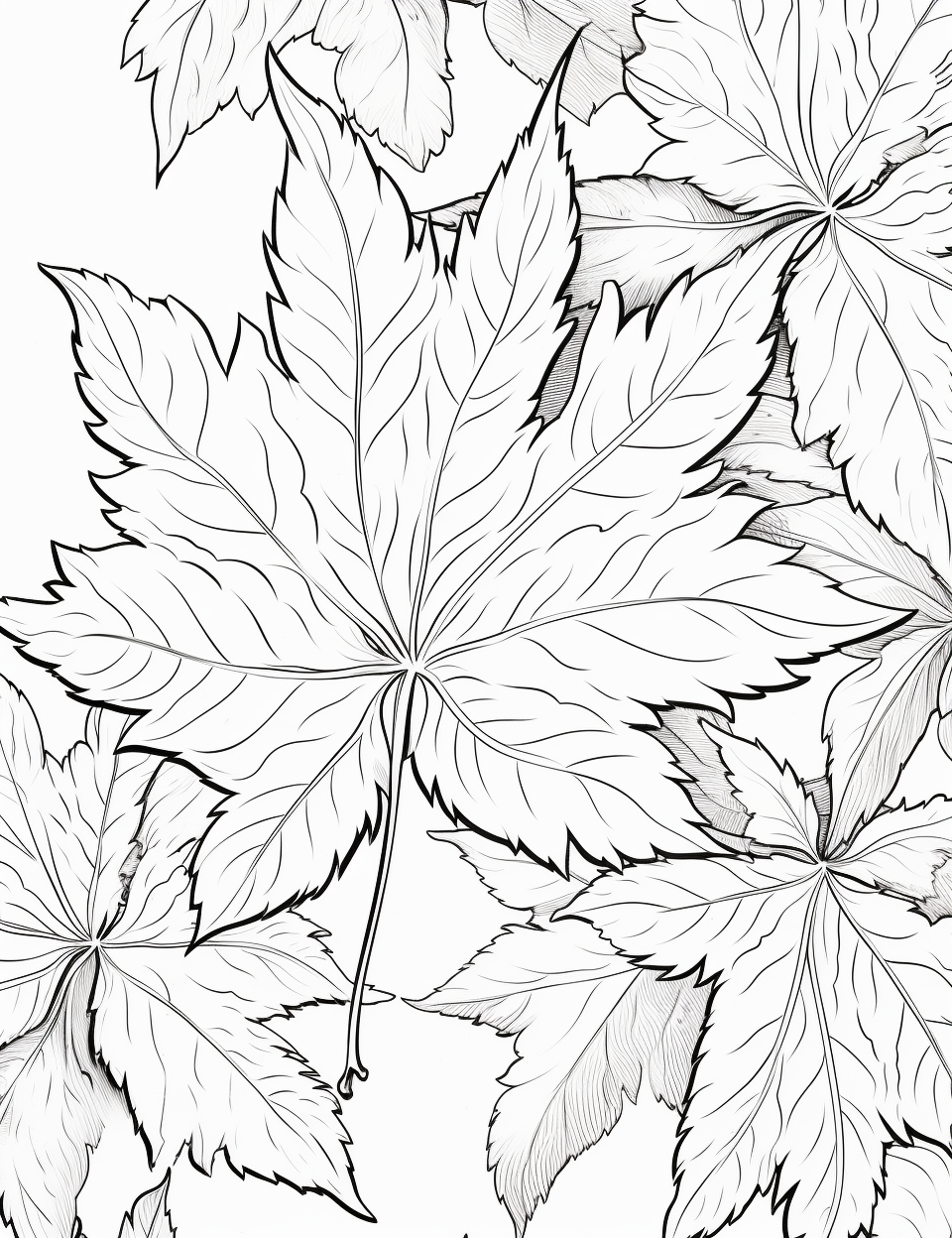 194+ Maple Coloring Pages Printable 129