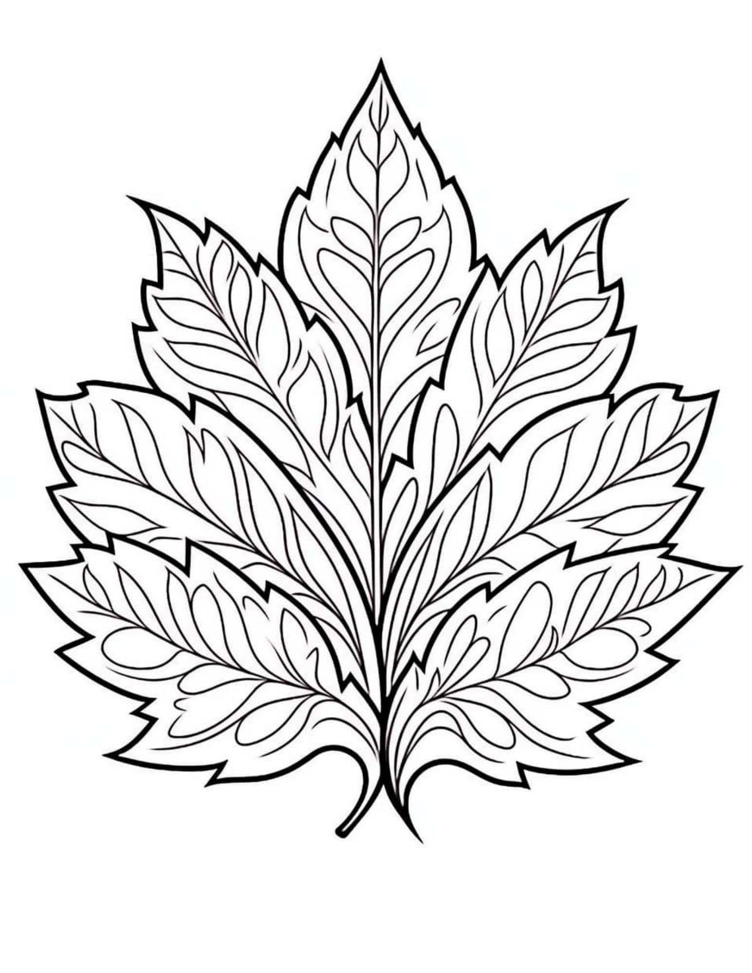 194+ Maple Coloring Pages Printable 177