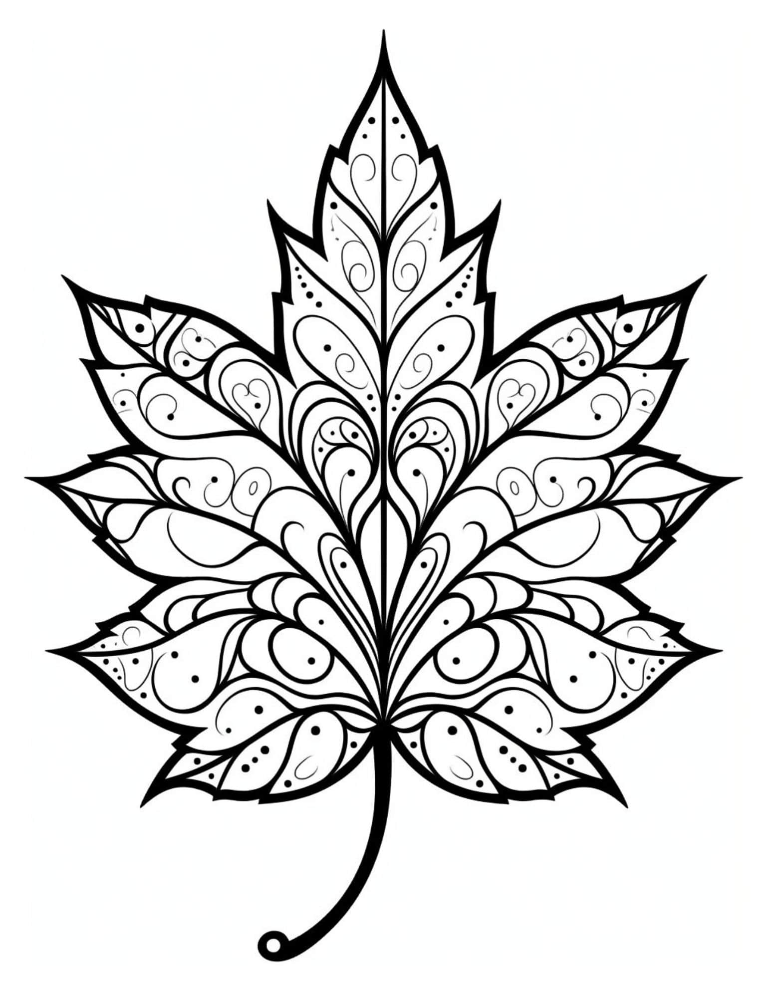 194+ Maple Coloring Pages Printable 179