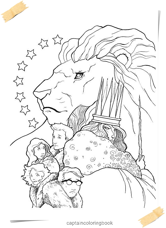 100 Narnia Coloring Pages Printable 12