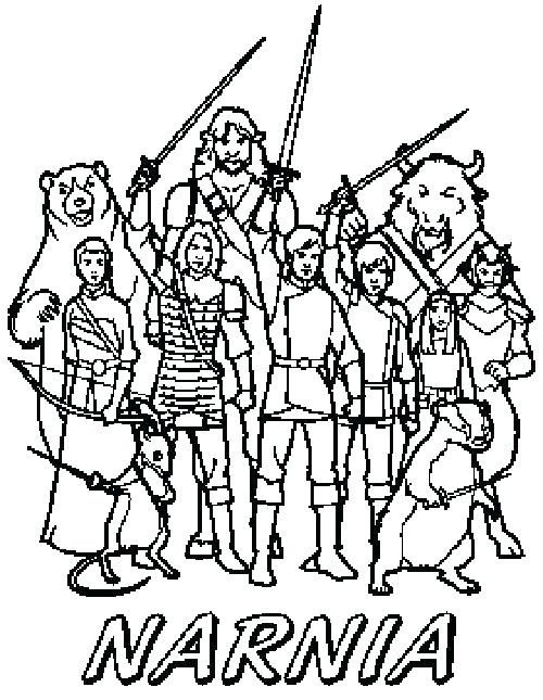 100 Narnia Coloring Pages Printable 24