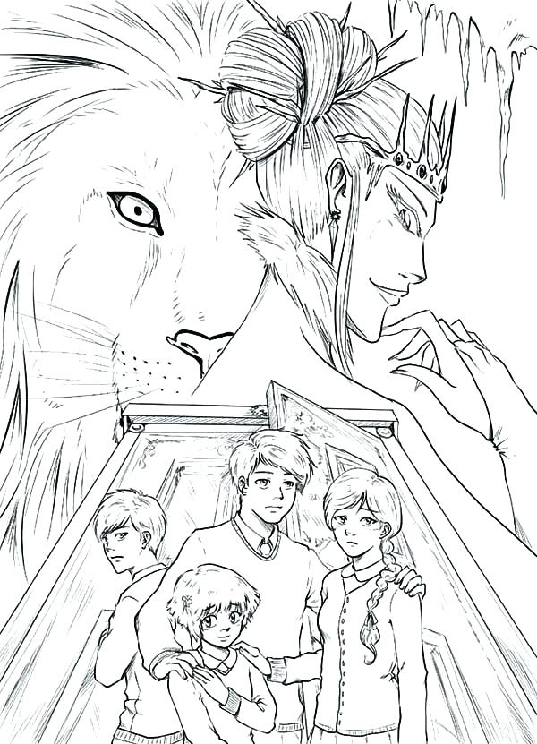 100 Narnia Coloring Pages Printable 34