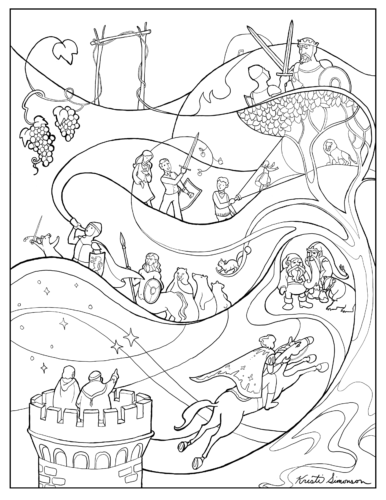 100 Narnia Coloring Pages Printable 35