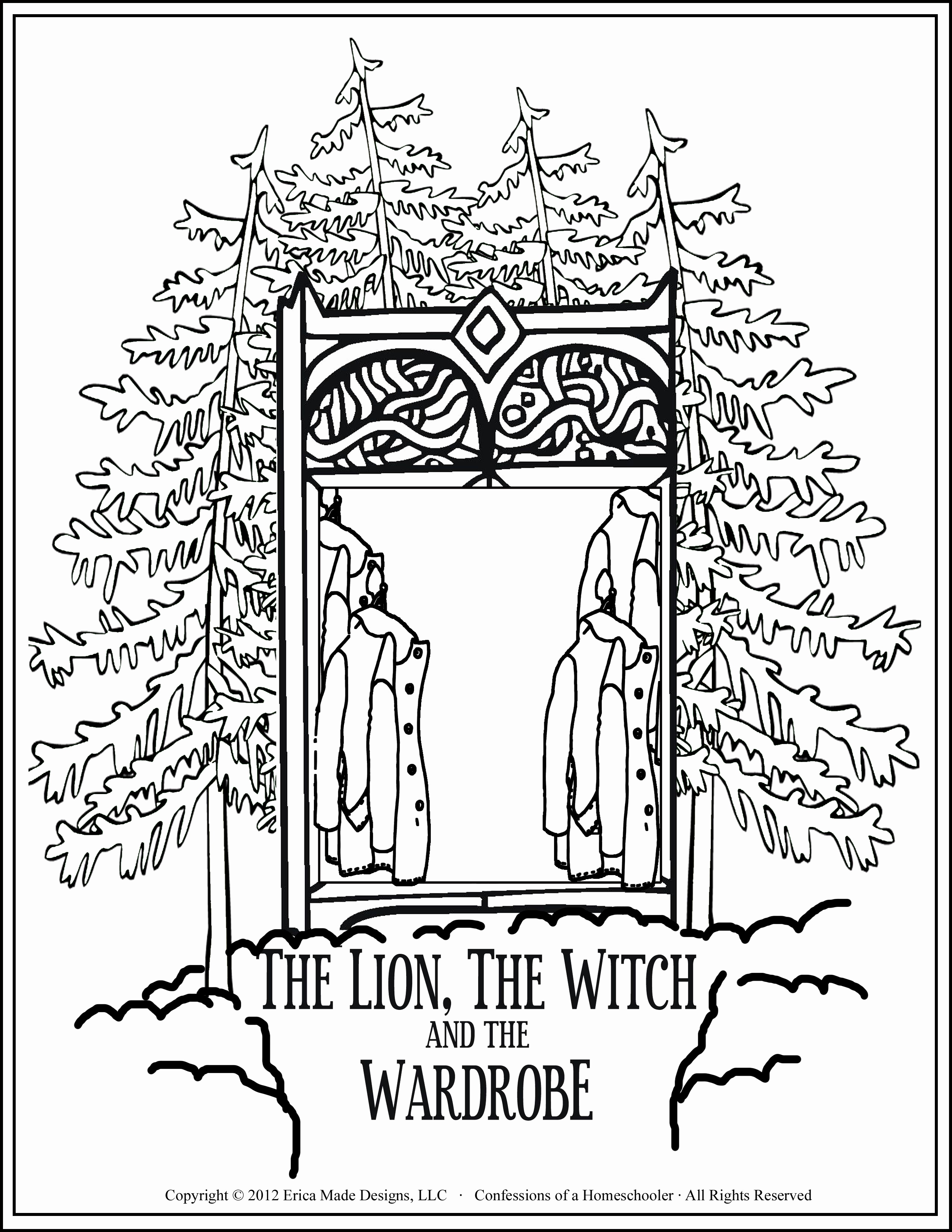 100 Narnia Coloring Pages Printable 42