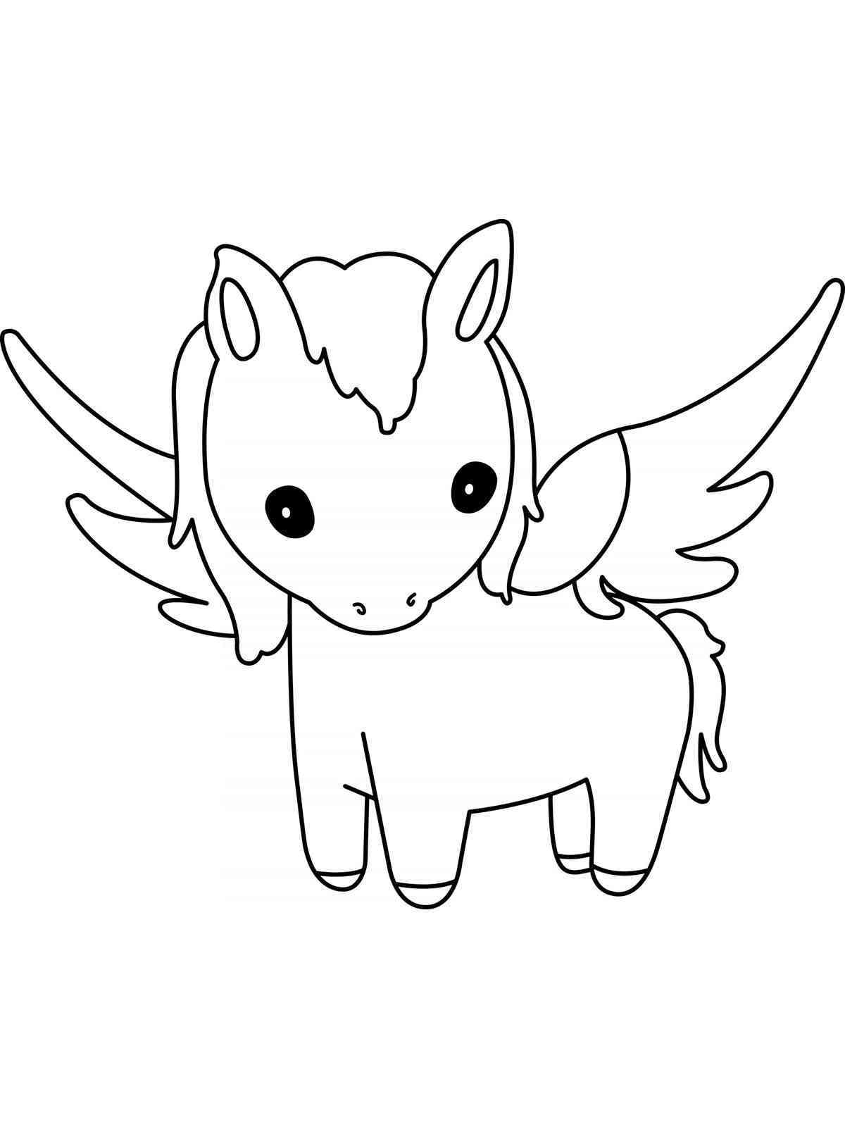 100 Pegasus Coloring Pages for Kids Printable 13