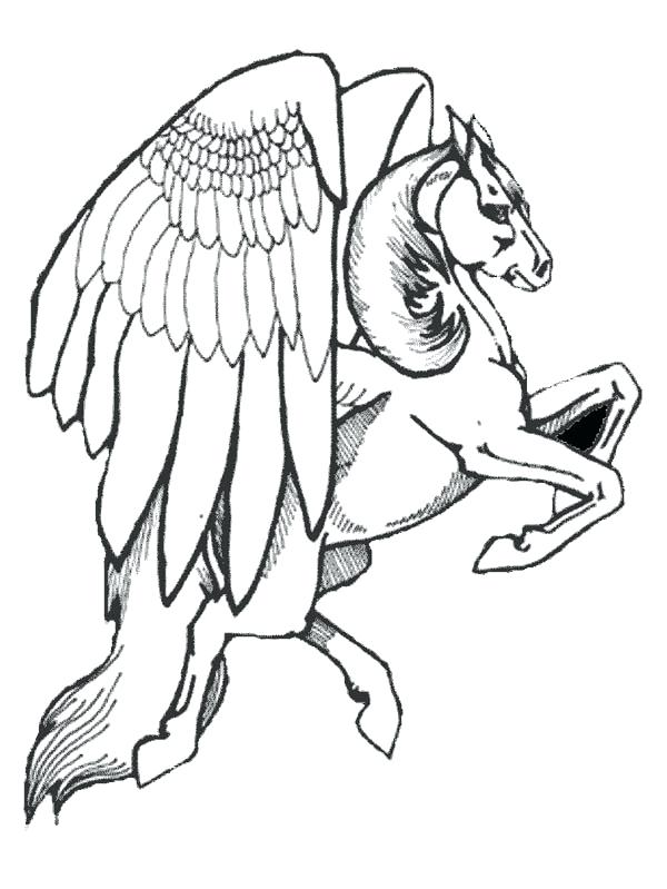 100 Pegasus Coloring Pages for Kids Printable 21