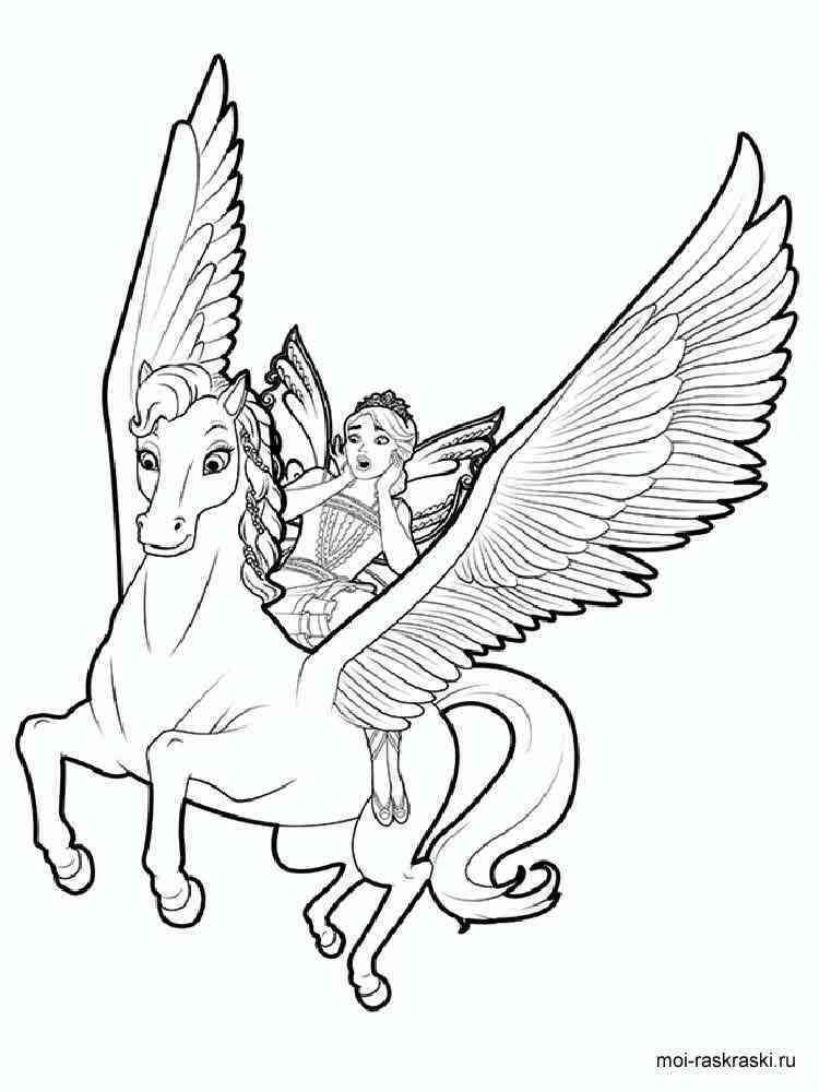 100 Pegasus Coloring Pages for Kids Printable 33