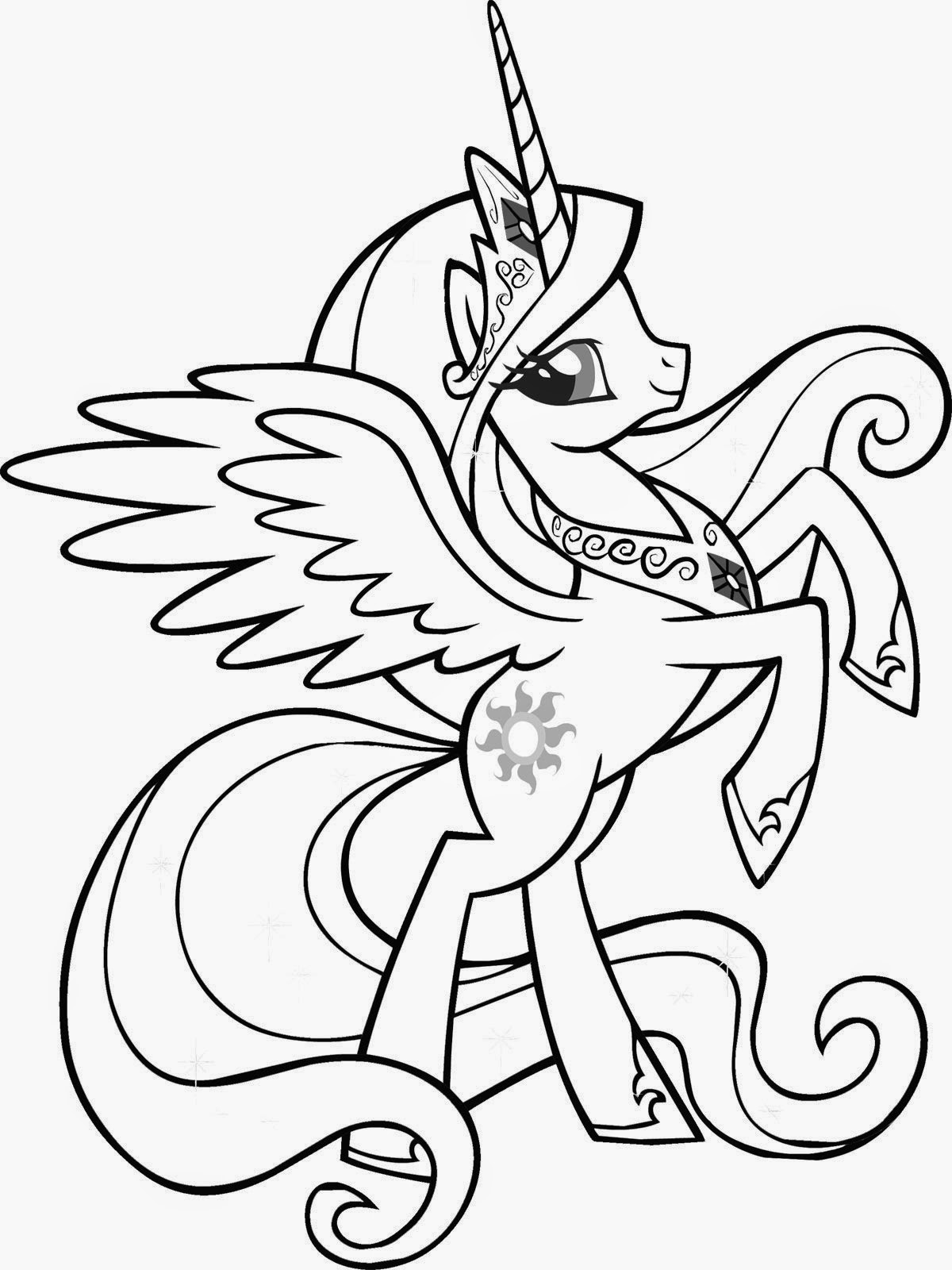 100 Pegasus Coloring Pages for Kids Printable 35