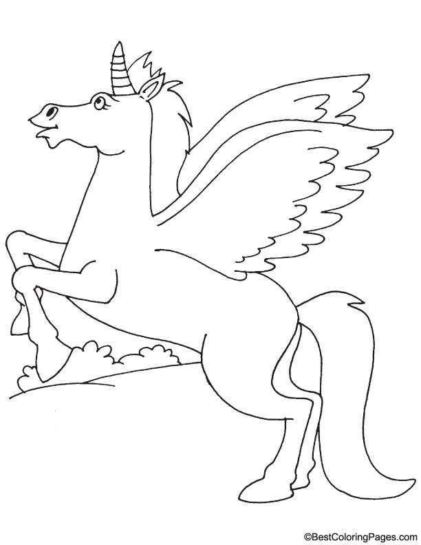 100 Pegasus Coloring Pages for Kids Printable 36