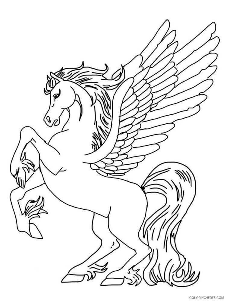 100 Pegasus Coloring Pages for Kids Printable 39