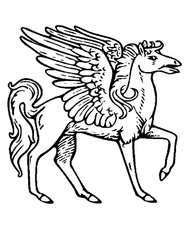 100 Pegasus Coloring Pages for Kids Printable 4