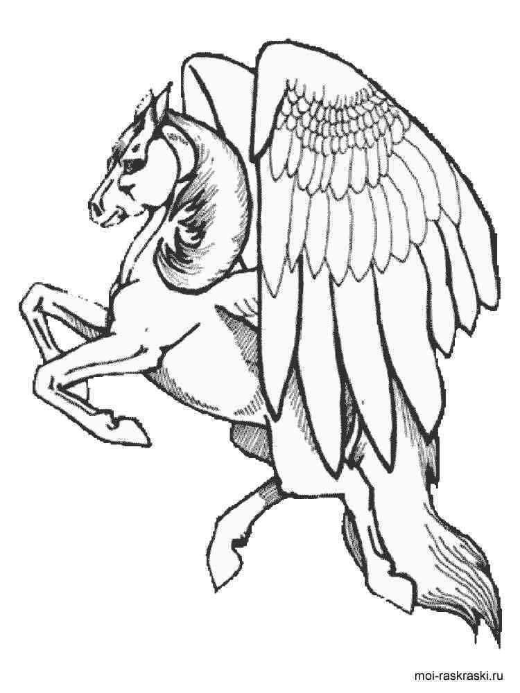 100 Pegasus Coloring Pages for Kids Printable 43