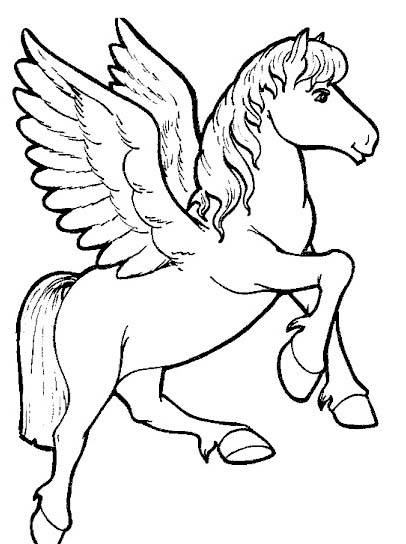 100 Pegasus Coloring Pages for Kids Printable 62