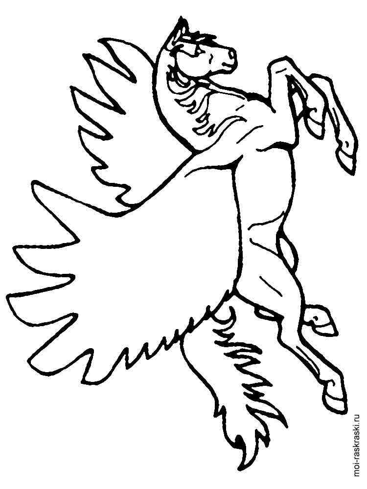 100 Pegasus Coloring Pages for Kids Printable 75