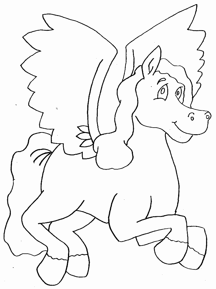 100 Pegasus Coloring Pages for Kids Printable 92