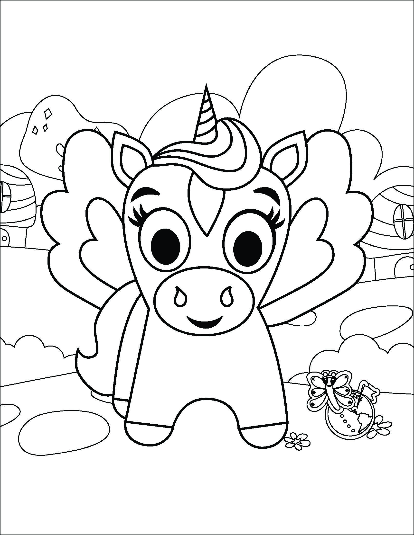 100 Pegasus Coloring Pages for Kids Printable 99