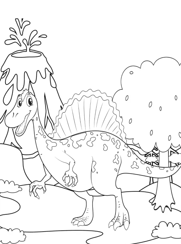 100+ Spinosaurus Coloring Pages Printable 10