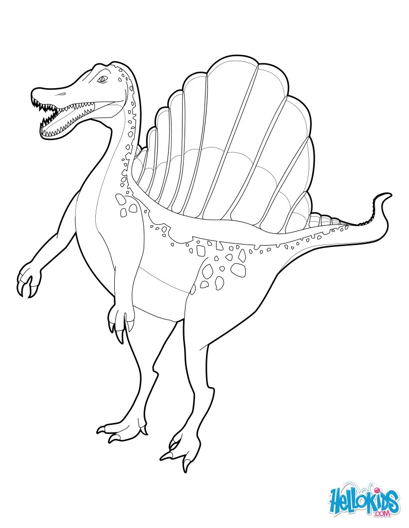 100+ Spinosaurus Coloring Pages Printable 100