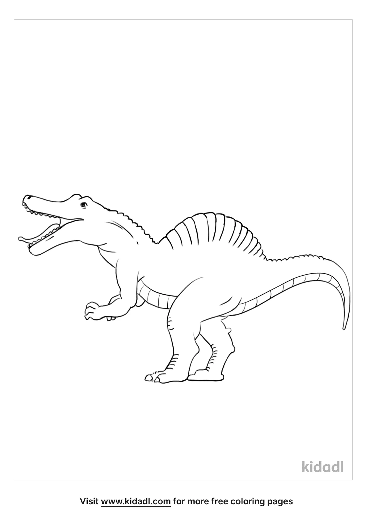 100+ Spinosaurus Coloring Pages Printable 106