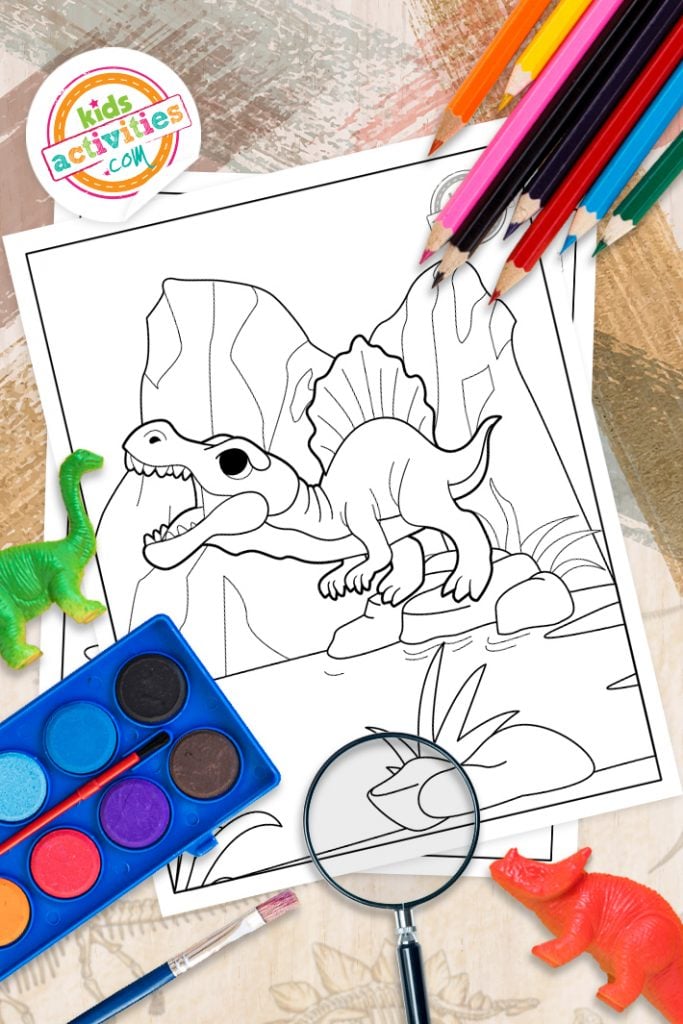 100+ Spinosaurus Coloring Pages Printable 11