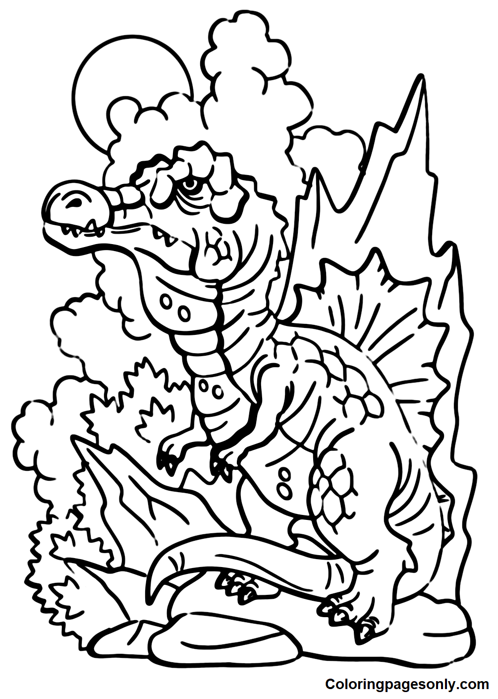 100+ Spinosaurus Coloring Pages Printable 13