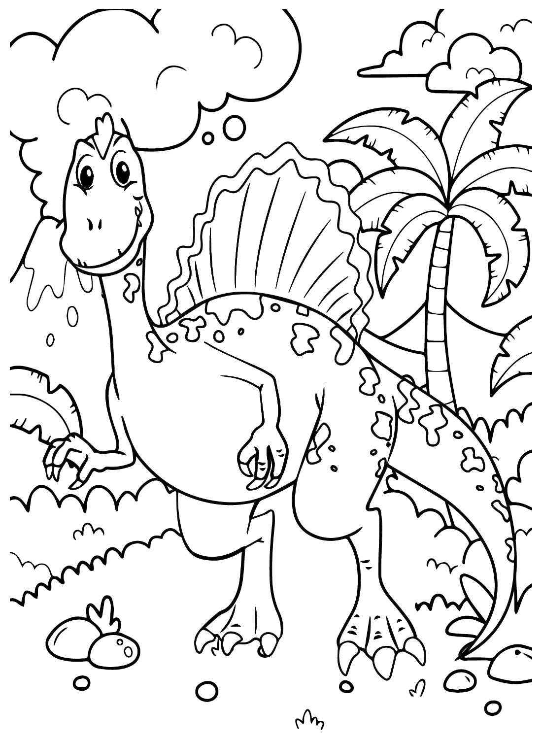 100+ Spinosaurus Coloring Pages Printable 18