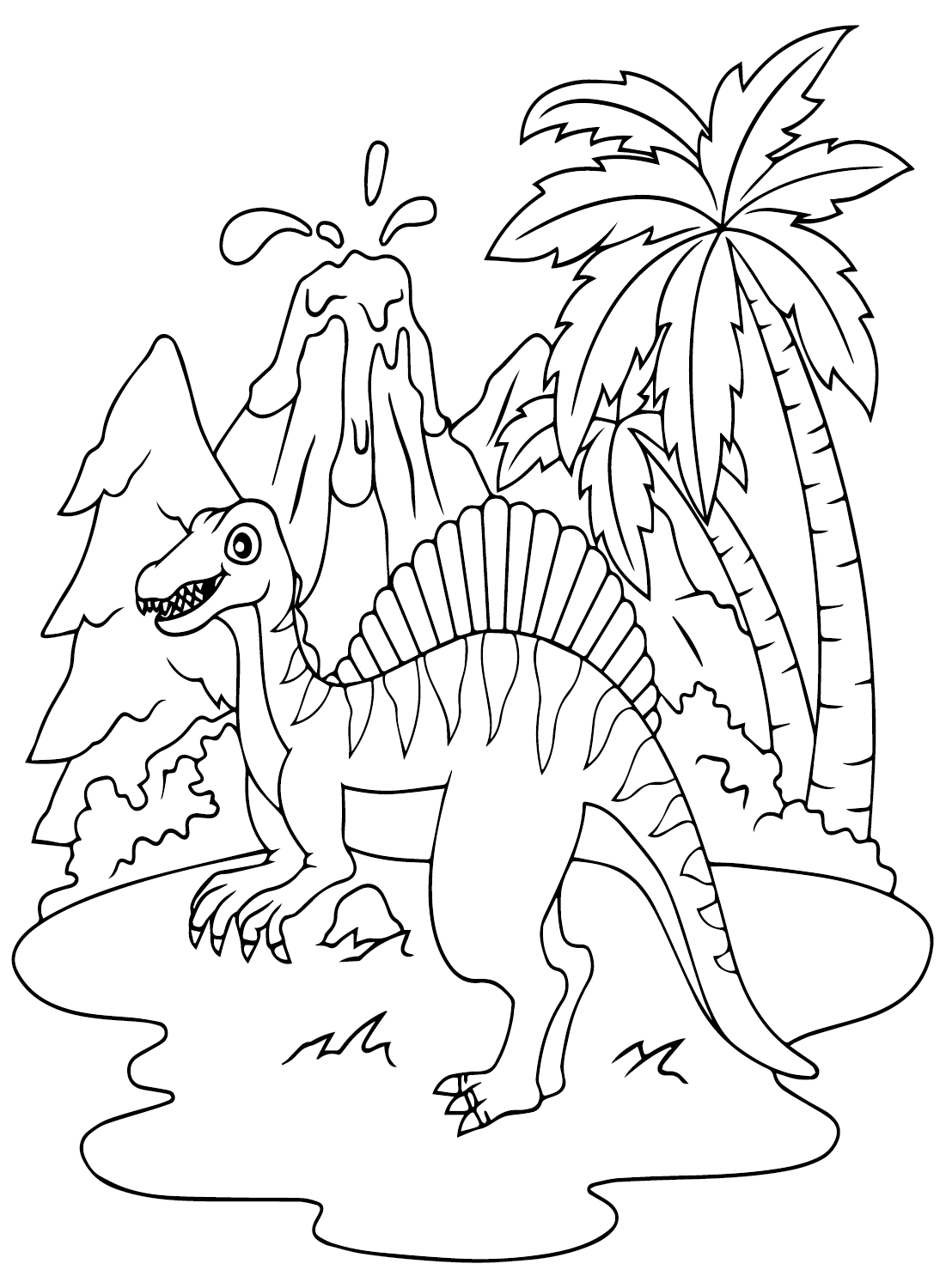 100+ Spinosaurus Coloring Pages Printable 20