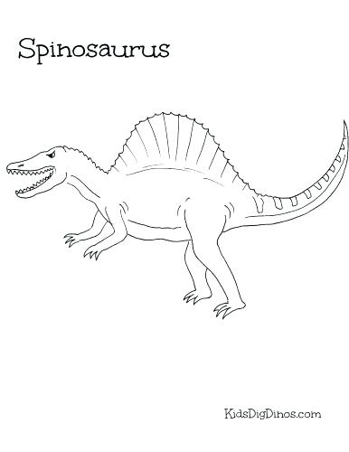 100+ Spinosaurus Coloring Pages Printable 22